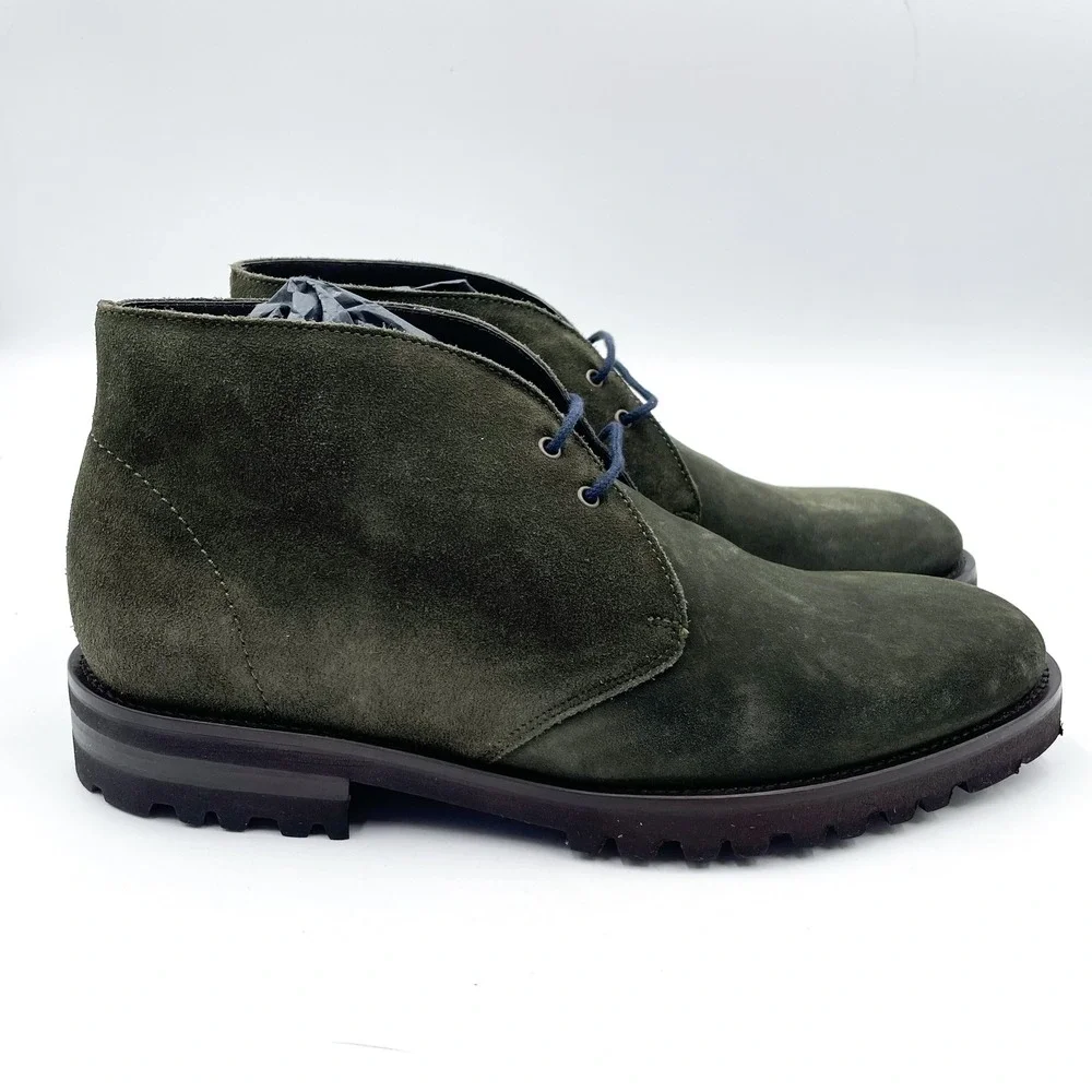 To Boot New York Adam Derrick Dickens Green Suede Leather Chukka Boots Mens Sz 9
